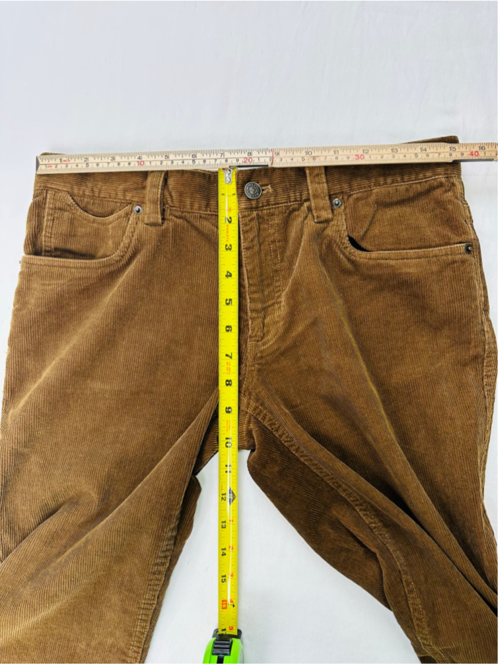 VTG Ralph Lauren Women’s Size 8 Chocolate Brown Corduroy Bootcut Pants Hong Kong - Picture 3 of 12
